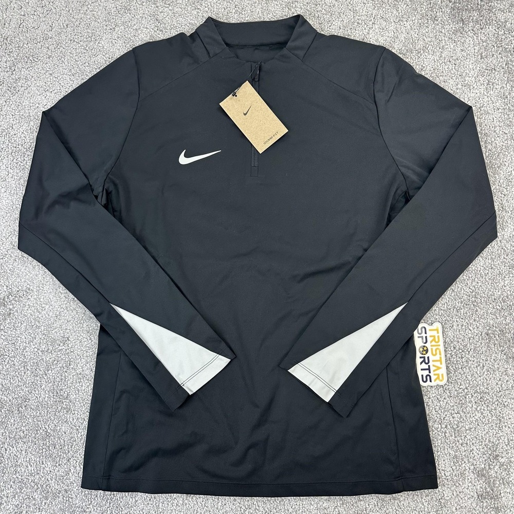Nike Storm-FIT Pullover Womens Small Black 1/4 Zip Training Top FZ3987-010